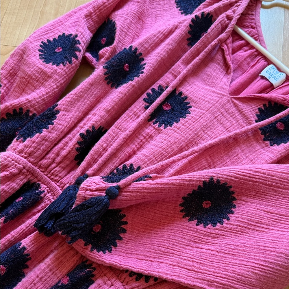 Pink Floral Beachy Dress - Picture 2 of 5
